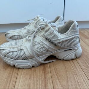 Balenciaga Cream Mesh Trainers
